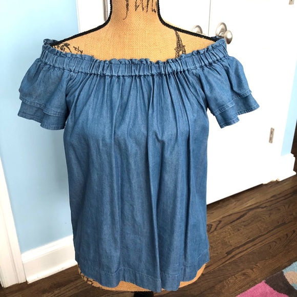 Loft Off-Shoulder Top - Picture 8 of 13